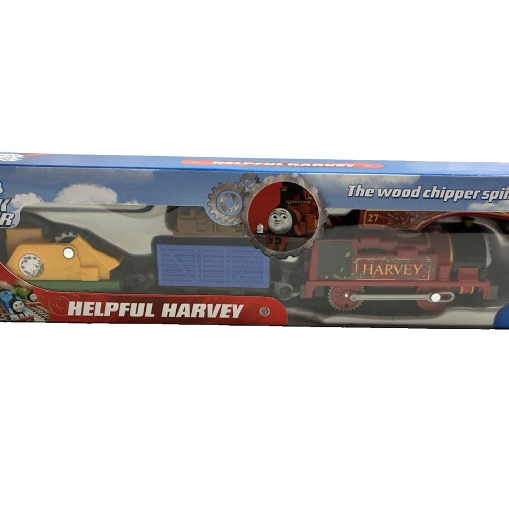 Thomas & Friends Track Master Motorized Railway Train Set Helpful Harvey 2017 - Picture 2 of 7